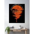 thumbnail image 2 of Hello Darkness My Old Friend Hippie Poster Wall Art, Modern Wall Decor, 12x18 UNFRAMED, 2 of 3