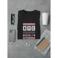 thumbnail image 3 of Pink New York Brooklyn T-Shirt Men -Image by Shutterstock, Male Large, 3 of 4