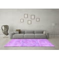 thumbnail image 3 of Ahgly Company Indoor Round Abstract Purple Modern Area Rugs, 8' Round, 3 of 4