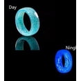 thumbnail image 5 of Luminous Resin Ring Glow In The Dark Geometrical Band Unisex Jewelry Accessory For Men Women Fashion Statement, 5 of 6