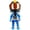 Blue, variant on Mini Mo-to Helmet Heroes Transforming Action Figure with Hidden Racer, Articulated Robot Motorcycle Helmet Ornament for Desk Decor, Creative Gift for Biker and Motorcycle Enthusiasts