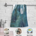 thumbnail image 3 of Coolnut Swan Lake Ballet Summer Hand Towels for Bathroom, Kitchen Towel 2 PCS Ultra Soft and Highly Absorbent Decorative Fingertip Face Bath Towels for Spa & Hotel, 28.3"x 14.4", 3 of 4
