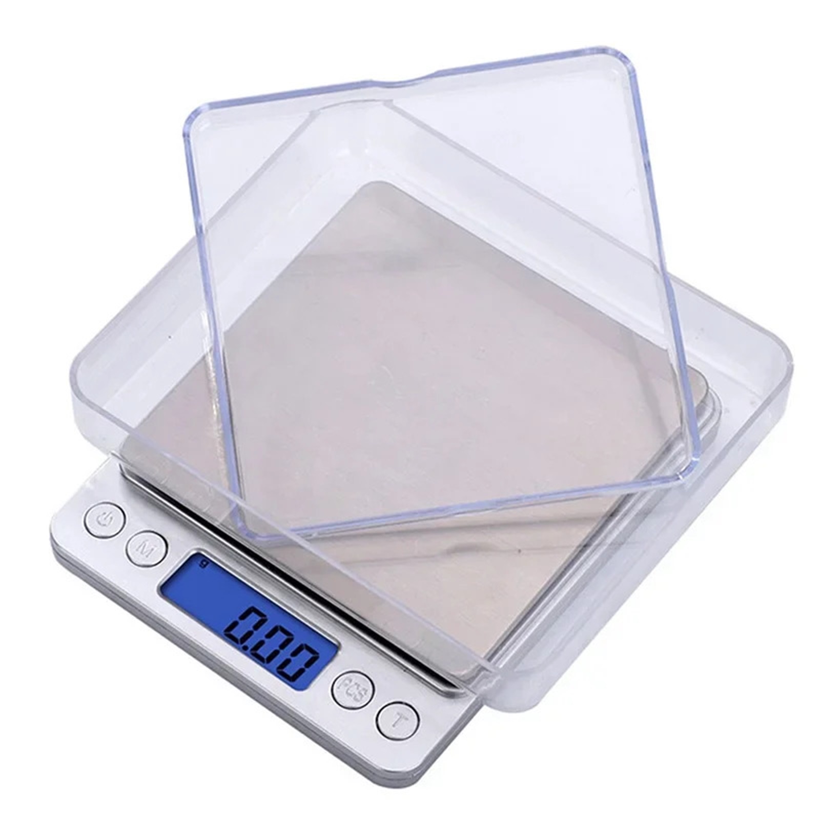 Digital Kitchen Scale Pocket Stainless Steel Electronic Balance 0.1/3000g Weigh Scales ,Precise Weight