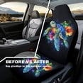 thumbnail image 3 of Uorisanigo Turtle Car Front Seat Covers Waterproof Breathable Front Seat Cover Auto Interior Accessories 2 Pcs Set Protection Interior Accessories Universal Fit Most Cars, 3 of 7