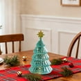 thumbnail image 6 of 2pcs LED Glass Christmas Tree with Lights, Battery Operated Tabletop Decor, Frosted Glass Holiday Centerpiece for Mantel, Window, Fireplace, and Indoor Home Christmas Decorations, 6 of 6