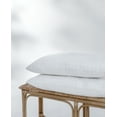 thumbnail image 5 of Yatas Bedding Machine Washable Hotel Quality Bed Pillow for Sleeping, Fluffy & Soft Pillows for Bedroom, Special Stress Reducing Cotton Carbon Fiber Cover, Back/Side Sleepers, White, Standard, 5 of 8