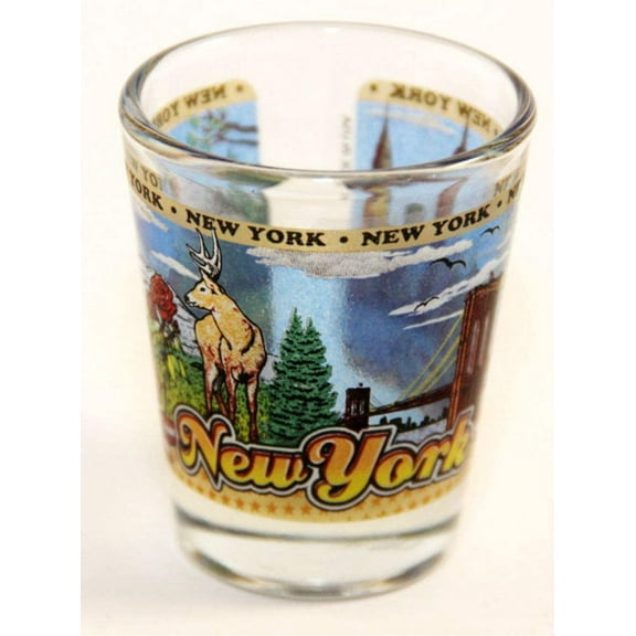New York State Wraparound Shot Glass