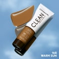 thumbnail image 3 of COVERGIRL Clean Invisible Liquid Foundation, 168 Warm Sun, 1.0 fl oz, 3 of 13