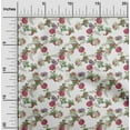 thumbnail image 2 of oneOone Georgette Viscose White Fabric Florals Dress Material Fabric Print Fabric By The Yard 42 Inch Wide, 2 of 5