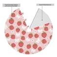 thumbnail image 2 of Yiaed Floral Strawberr Print Christmas Tree Skirt , Tree SkirtsTree Mat for Christmas Winter Holiday Indoor Decorations-30", 2 of 7