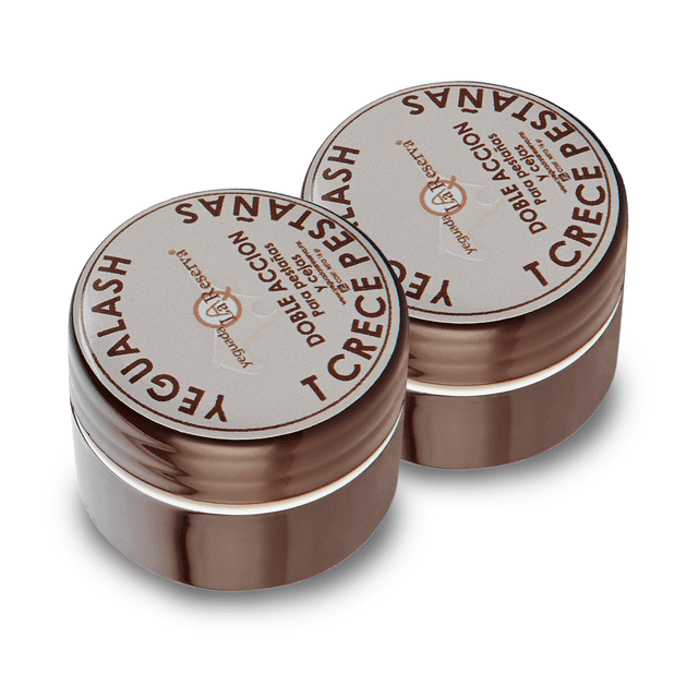 Yegualash Crecimiento De Pestañas y Cejas Yeguada la Reserva 15gr 2 Pack Ideal para Fortalecer Alargar y Estimular el Crecimiento