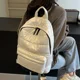 thumbnail image 5 of Mochila de hombro de moda para mujer, mochila escolar de algodón acolchada, mochila informal para mujer, impermeable, para otoño e invierno, bolsos de viaje, 5 of 5