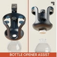 thumbnail image 5 of Sharper Image Walker Cup Holder for 1" Round Bars, Fits Cups & Bottles Up to 3", Mobility Aid Accessory, 5 of 11