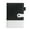 Black, variant on Sylvtty A5 Executive Notebook Thick Paper Notebook with Faux Leather Cover 192 Pages Personal Diary Notepad for Business Meetings
