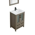 thumbnail image 6 of Vanity Art 24" Single Sink Freestanding Bathroom Vanity Set with Ceramic Top and Mirror, 6 of 8