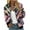 Pink, variant on QATAINLAV Bomber Jacket Women Trendy Causal Floral Zip Up Coat Long Sleeve Stand Collar Fall Jackets Lightweight Outerwear Pink S