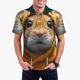 thumbnail image 1 of Fotbe Modern Yellow Sweater Guinea Pig Camiseta Polo de Golf para Hombre con Estampado – Camisa Deportiva Transpirable con Cuello Abotonado-Large, 1 of 6