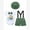 Green Dinosaur, variant on FYMNSI Toddler Baby Boys First Birthday Wild One Animal Outfit Romper Suspenders Shorts Hat Photo Shoot Clothes