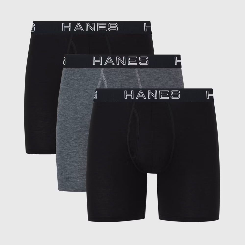 XLサイズ3枚Supreme Hanes® Boxer Briefs Blac Supreme Hanes Boxer Briefs Black Underwear S-XL (4 in 1 Pack) | eBay