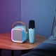thumbnail image 5 of Máquina de karaoke portátil compatible con Bluetooth con 2 micrófonos inalámbricos (color), 5 of 6