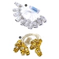 thumbnail image 4 of bedienty Light String Plastic String Light Chain for Party Light Chain Waterproof Home Garden wedding Party Outdoor Holiday Decoration Silver warm white 1Set, 4 of 6