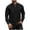 Black, variant on Dress Shirts for Men Stretch Dress Shirts Collarless Button Down Long Sleeve Shirts Muscle Fit White XXL(XXL)