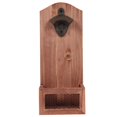 thumbnail image 1 of Abrebotellas de madera montado en la pared YONGSHENG con captador de tapas, regalos para hombres, cerveza, 1 of 5