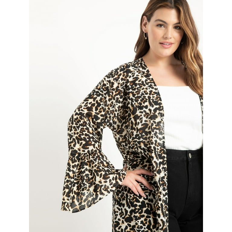 Eloquii hotsell leopard coat