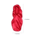 thumbnail image 2 of CRAFTHROU 3Pcs Red Satin Bonnet Sleepwear Accessory for Women Night Sleep, 2 of 5