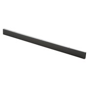 Econoco - REMAB4 - 4'L x 1/2" x 1-1/2" Matte Black Rectangular Display Hangrail - Sold in Pack of 10