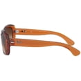 thumbnail image 3 of Ray-Ban JACKIE OHH 0RB4101F Sunglasses for Womens - Size - 58 (Brown Gradient), 3 of 5