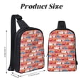 thumbnail image 4 of Sigee Cartoon with Traffic Elements for Dual Pocket Sling Backpack Hiking Daypack Multipurpose Cross Body Chest Bag, 4 of 8
