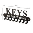 thumbnail image 2 of Lunfar Black Design Wall Key Holder | Wall Key Hook | Decorative Key Box | Wall Key Hanger - Wall Key Storage Decoration for Home, Entrance, Office, Kitchen, 2 of 5