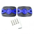 thumbnail image 3 of funtasica 2 Pieces Motorcycle Brake Fluid Tank Cap Cover for C400GT 2019-2023 Blue, 3 of 8