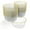 Clear with Gold Rim, variant on Crown Display White Plastic Bowls 16 Oz 30 Count | Large Heavy Duty Disposable Party Bowls