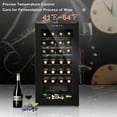 thumbnail image 3 of Zimtown 2.8cu.ft 28 Bottle Compressor Wine Cooler Freestanding Wine Fridge, 3 of 12