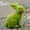 Sitting (4.3in), variant on Easter Decoration Artificial Flocked Rabbit Moss Bunny Furry Flocked Animal Ornament Rabbit, Bunny Sculpture Easter Decoration Easter Décor