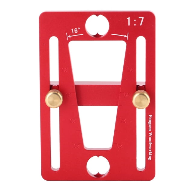 Carpintería Scriber Gauge - Carpintería Guía de cola de milano Marcador Herramienta de marcado Plantilla Marcador de cola de milano Guía de plantilla de cola de milano para aficionados al bricolaje