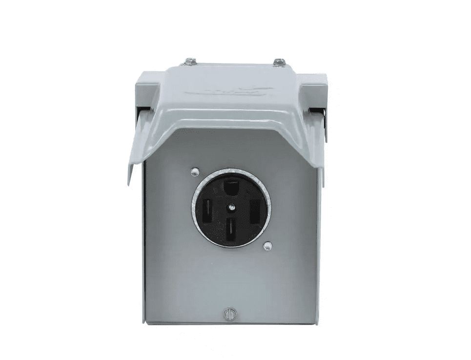 GE ENERGY INDUSTRIAL SOLUTIONS Midwest Electric 50A 120/240V Outdoor Raintite Receptacle Enclosure U054P