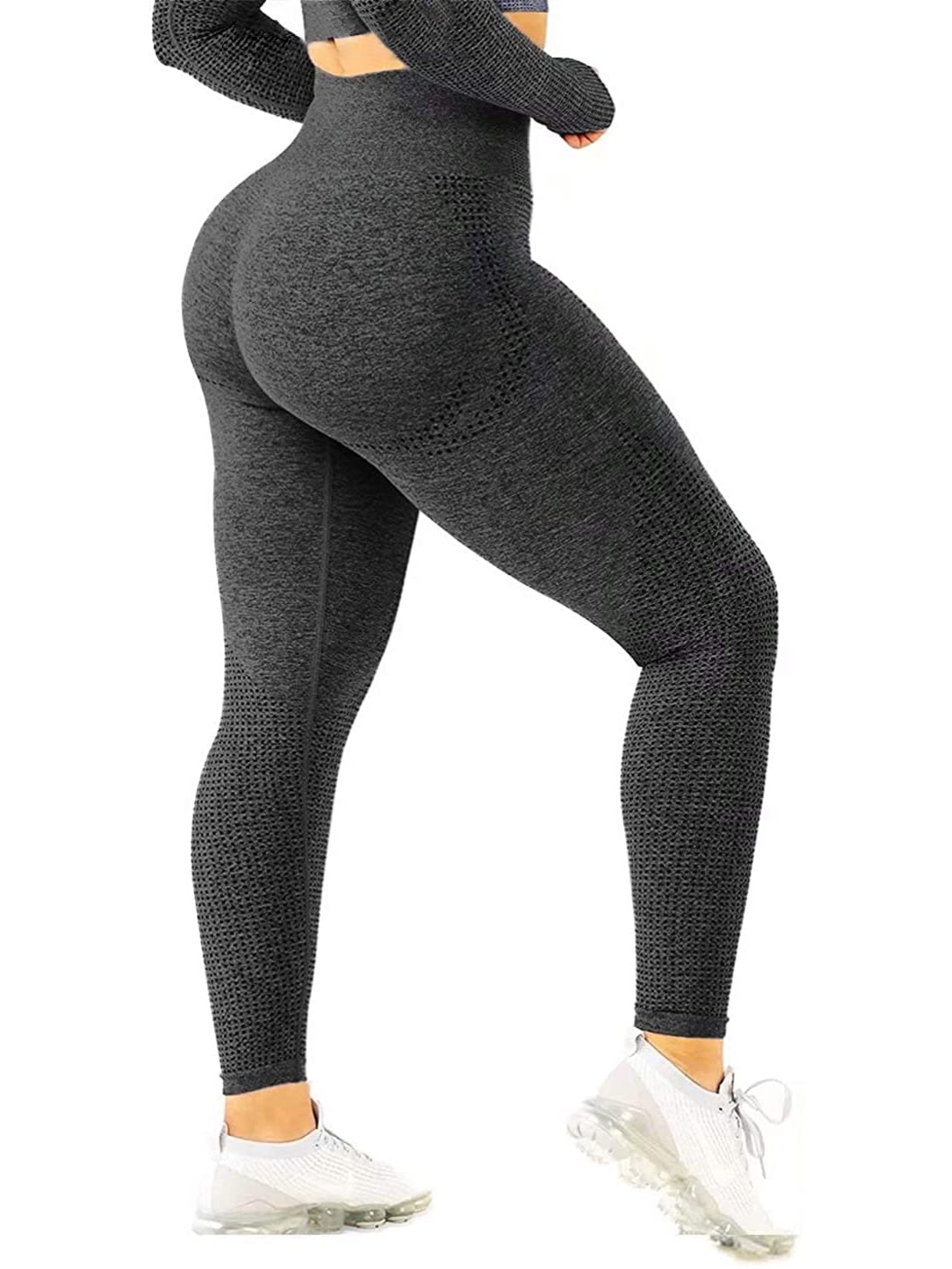 Women's Ruched Yoga Pants Butt Lifting Leggings Printed Sports Gym Trousers O89
