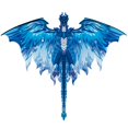 thumbnail image 1 of Kite Crogift Dragon Blue para adultos y niños de 4 a 12 años, 1 of 9