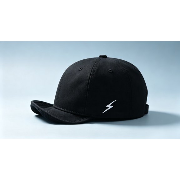 DOVACKA XXL Up-Turn Short Brim Trucker Baseball Cap, Breathable Cotton Adjustable Casual Peaked Hat for Men