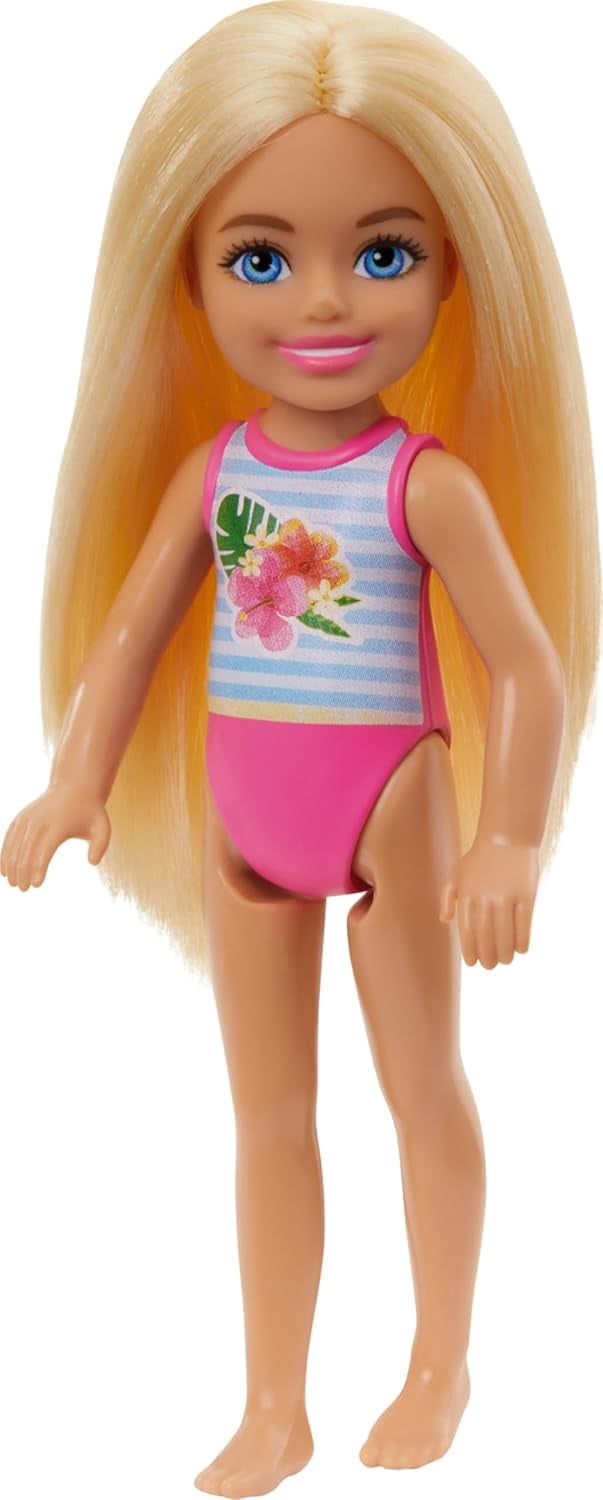 Barbie Pool Party Playset with Ken Doll, Chelsea Doll, and Accessories, Ages 3+