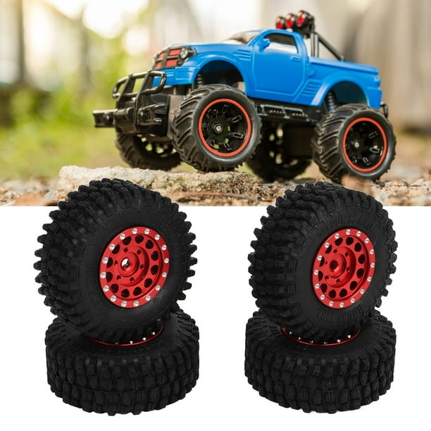 4 Jantes 5 Branches 52mm Argent - Pour Voiture RC Drift/buggy électrique 1/10 (HSP)