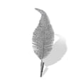 thumbnail image 1 of Billuyoard Simulación artificial hoja árbol de Navidad colgante decoración adorno brillo Clip boda brillante vacaciones al aire libre Kits de decoración para fiestas Plata, 1 of 6