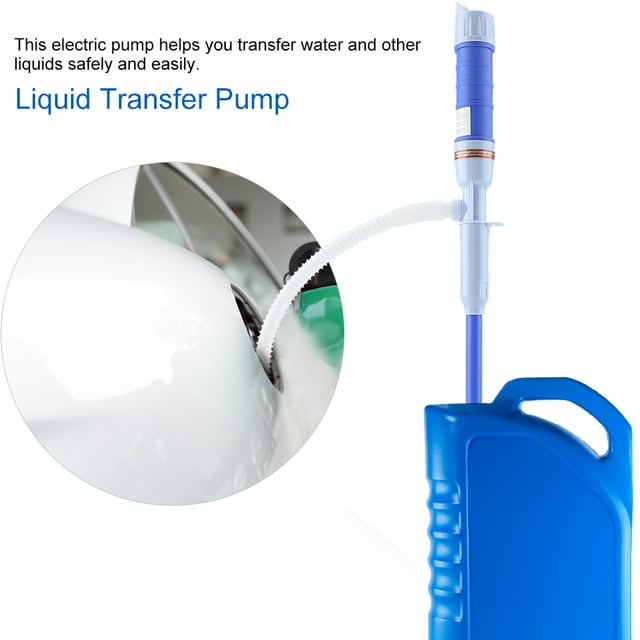 Electric Battery Operated Liquid Transfer Pump for Water, Oil, and - Durable and Easy to Use, Ideal for Fish and Pools