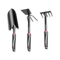 thumbnail image 1 of Hand Hoe Garden Tool, 3-Piece Garden Shovel Set Steel Planting and Digging Tools, Earth Loosening Rake, Garden Tool Set, 1 of 7