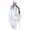 White, variant on Decorr Halloween Skeleton Hanging Bride Ghost, 33" White Tattered Fabric Bridal Skull Ornament with Purple Rose, Creepy Haunted House Door Yard Pub Halloween Horror Decorations