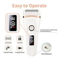 thumbnail image 6 of OCTMOM Cordless Electric Shaver Kit for Women, Bikini Legs Arm Forearms Underarm, White, 6 of 10