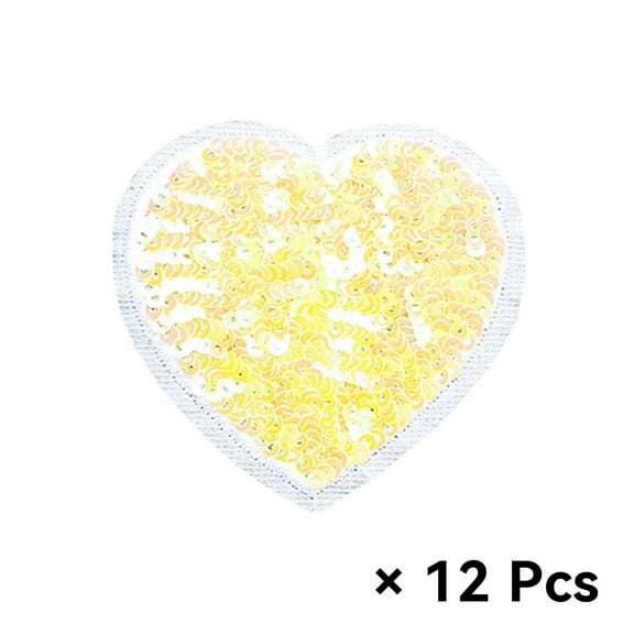 AUQ Iron on Patches,Clothing Accessories Patches,Diy Enthusiasts Iron on Patch,Yellow